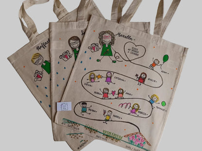 Borsa manici bimbi scuola