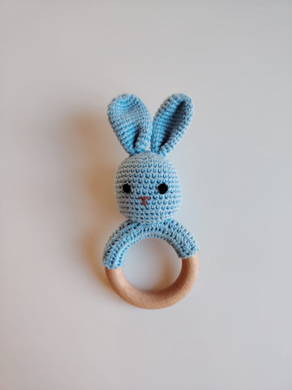 Sonaglio crochet coniglio occhioni