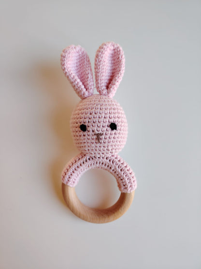 Sonaglio crochet coniglio occhioni