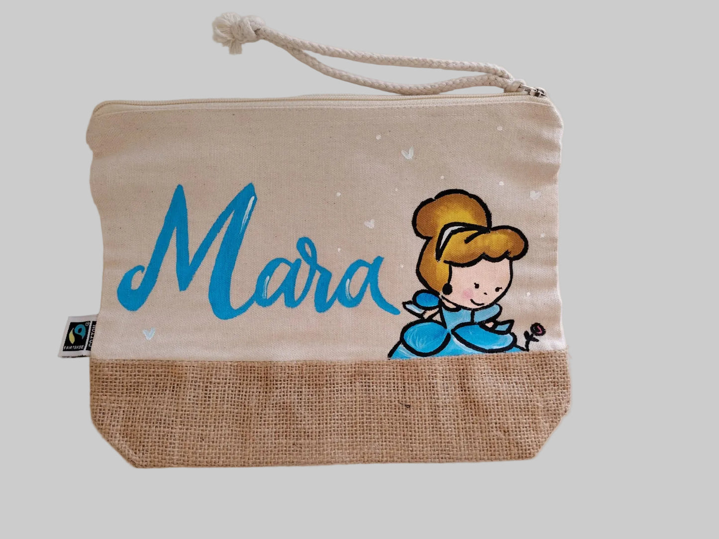 Pochette sand con juta