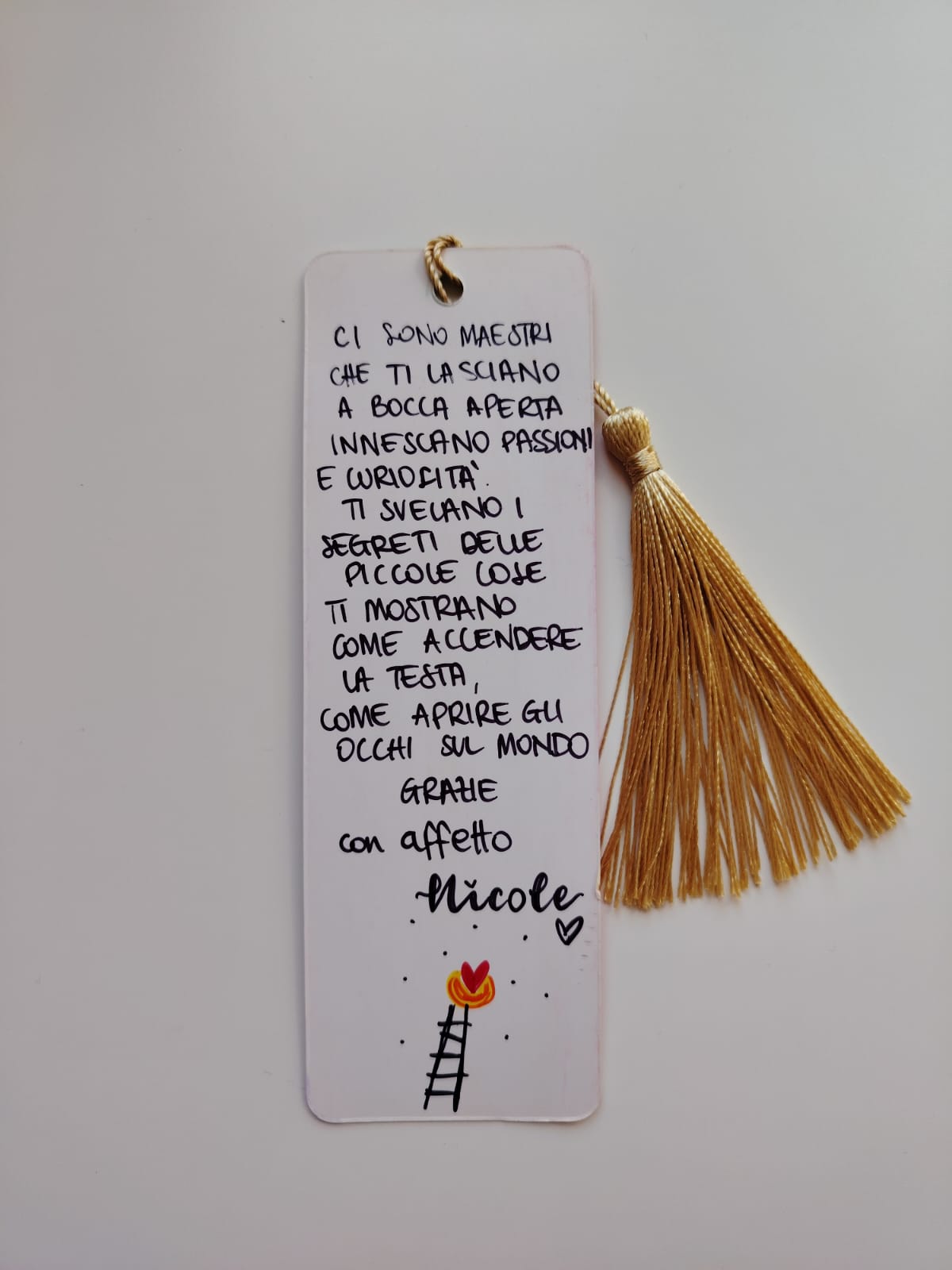 Segnalibro maestra